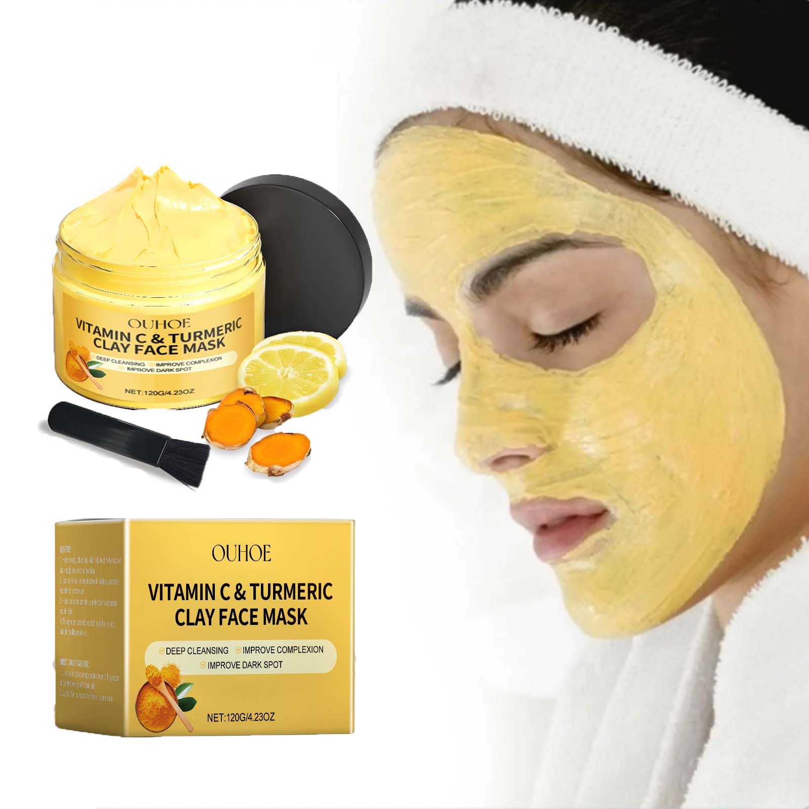 Dust Mask Construction - C Vitamini Zerdeçal Çamur Maskesi Peeling