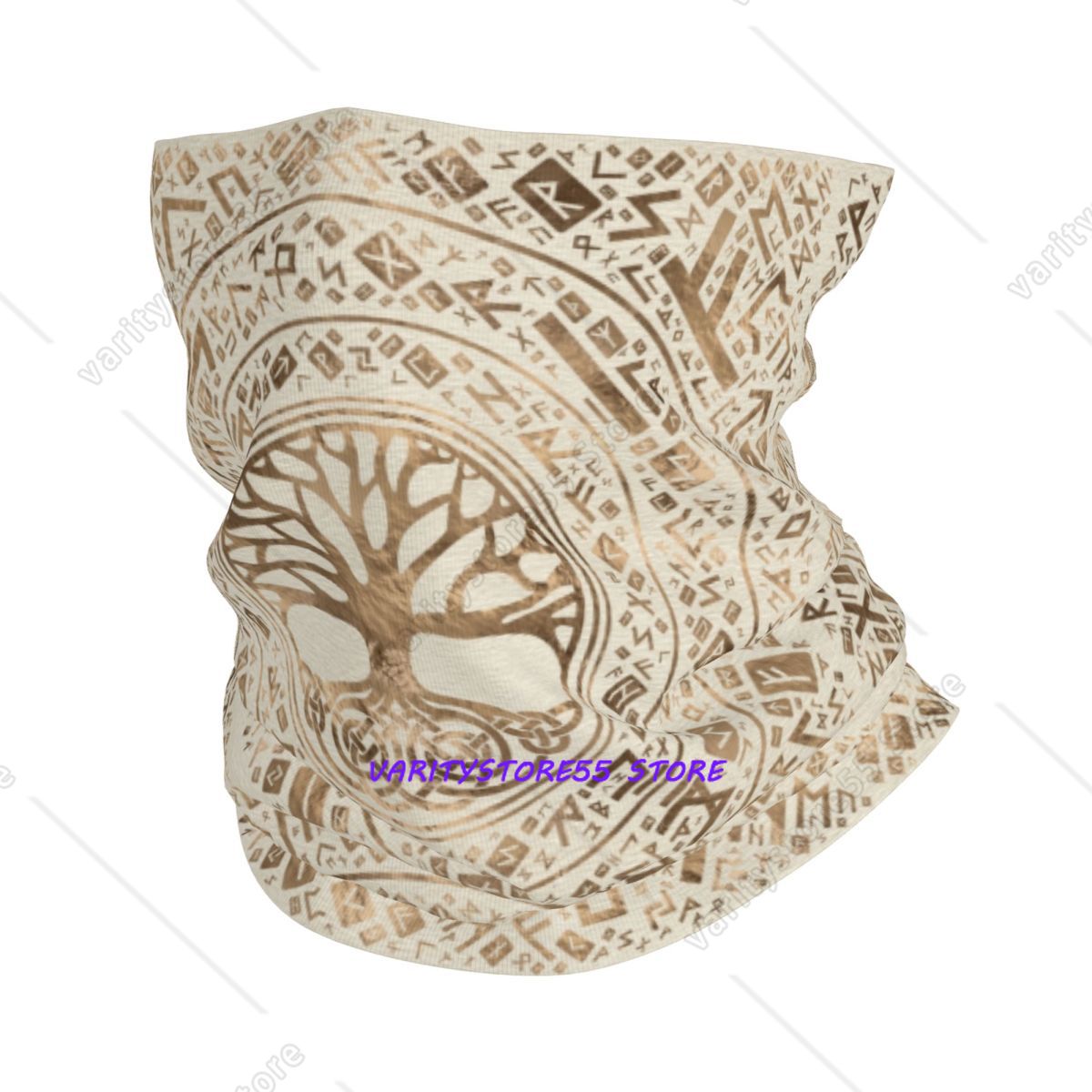 Neck Gaiter Face Cover - Özel Hayat Ağacı Viking Yggdrasil Rün