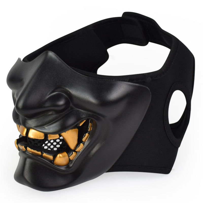 Respirator Half Face - Maskeleri Yarım Oni Cosplay Dekor Samuray