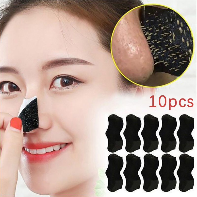 Black Face Mask Pack - 10 adet Unisex siyah nokta kaldırma