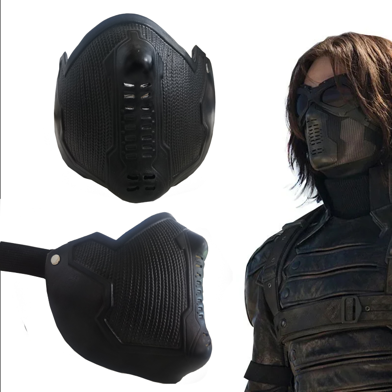 Respirator Half Face - Süper kahraman Cosplay kış asker maskesi