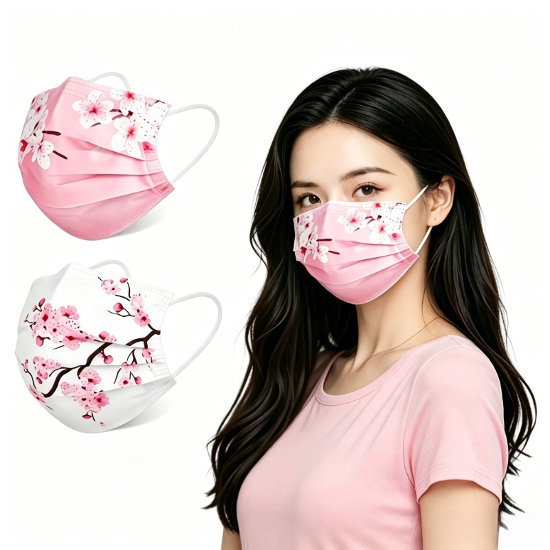 Kadınlar için 10 adet Çiçekli  - Cloth Face Mask Washable incelemesi ve fiyatı