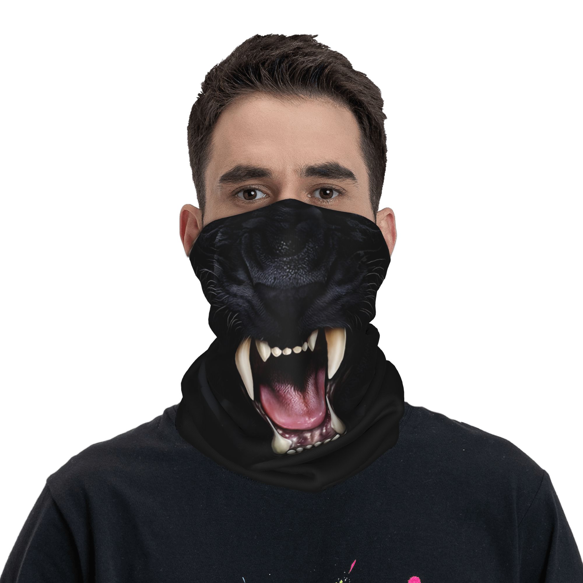 Özel Siyah Panter Hayvan Başı  - Neck Gaiter Face Cover incelemesi ve fiyatı