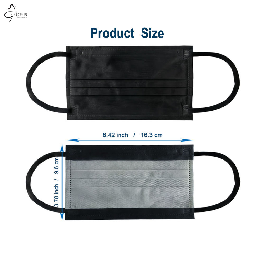 Happy Breathe 3 Katmanlı Tek K - Black Face Mask Pack incelemesi ve fiyatı