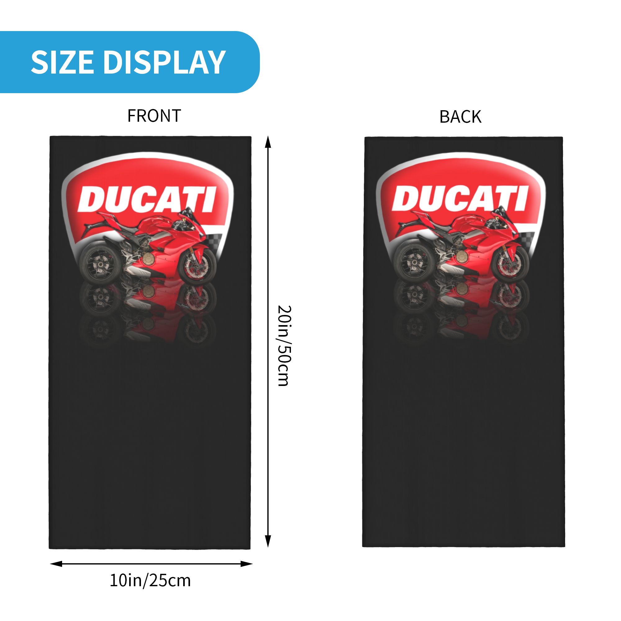 Özel Hızlı Ducati Yarış Bandan - Neck Gaiter Face Cover incelemesi ve fiyatı