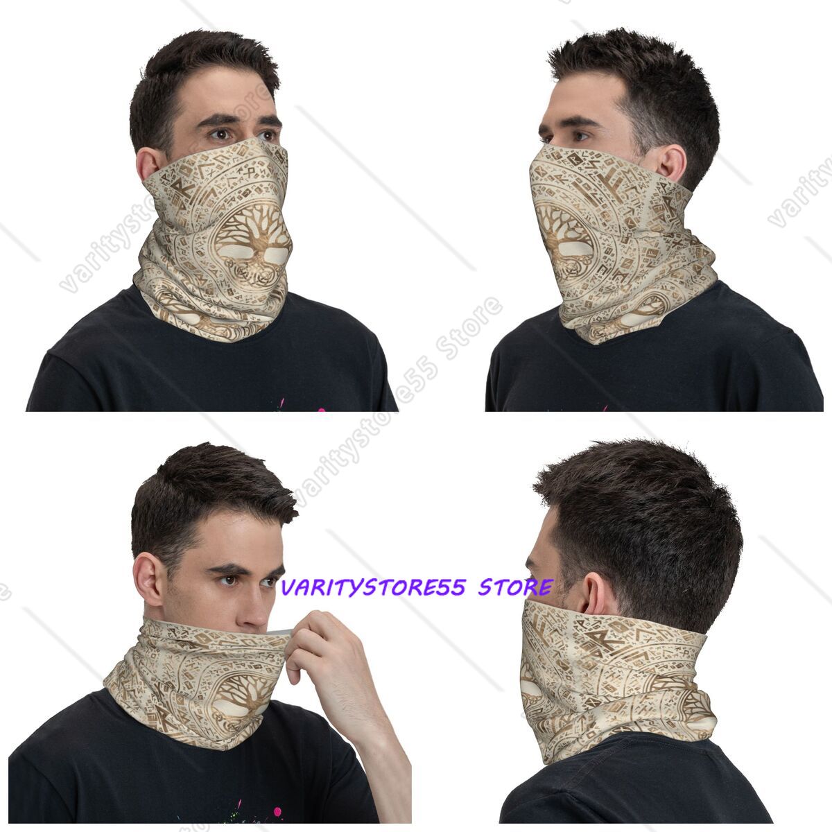 Özel Hayat Ağacı Viking Yggdra - Neck Gaiter Face Cover incelemesi ve fiyatı
